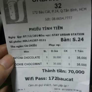 Tổng hợp- Urban Station Coffee Takeaway - Bàu Cát