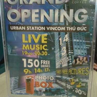 Tổng hợp- Urban Station Coffee Takeaway - Vincom Thủ Đức