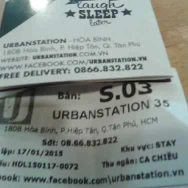 Tổng hợp- Urban Station Coffee Takeway - Hoà Bình