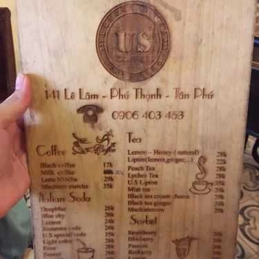 Thực đơn- US Coffee & Tea