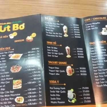 Thực đơn- Cafe Út Bơ 2 - Trà Sữa & Bánh Đúc - Quách Văn Tuấn
