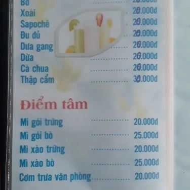 Thực đơn- V2 Coffee