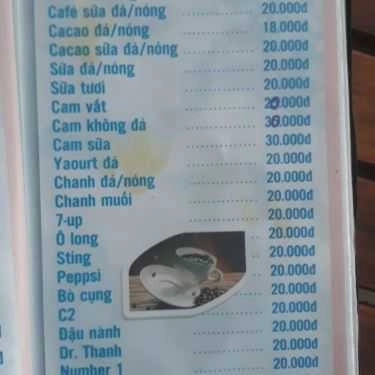 Thực đơn- V2 Coffee