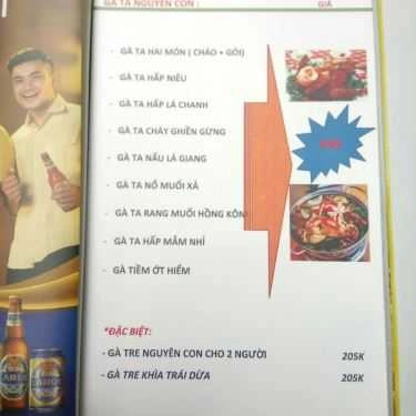 Thực đơn- Quán Nhậu Vạn Kiếp Quán - Chuyên Các Món Gà & Bò