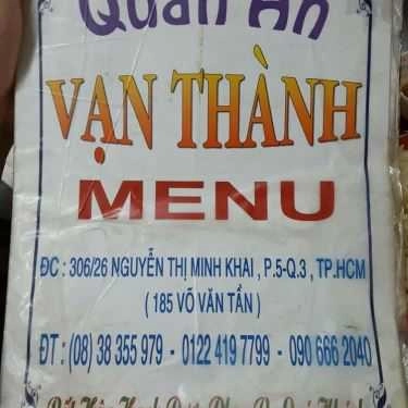 Thực đơn- Ăn vặt Bột Chiên Vạn Thành - Võ Văn Tần