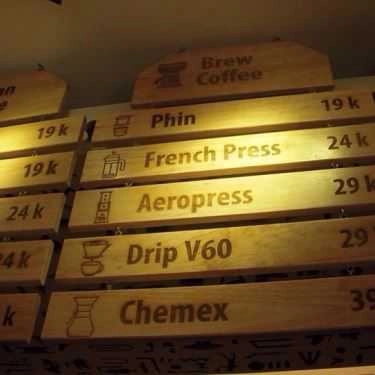 Thực đơn- Vero Coffee - Nơ Trang Long
