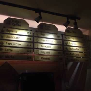 Thực đơn- Vero Coffee - Nơ Trang Long