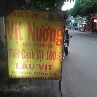 Thực đơn- Quán Nhậu Vịt Nướng Hà Thành