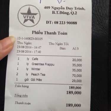 Tổng hợp- Viva Star Coffee