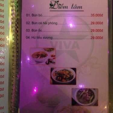 Thực đơn- Viva Star Coffee