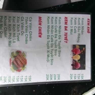Thực đơn- Điểm Hẹn Cafe - Nguyễn Công Hoan