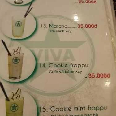 Thực đơn- Viva Star Coffee - K300