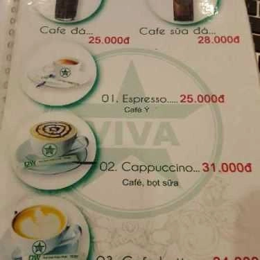 Thực đơn- Viva Star Coffee - K300