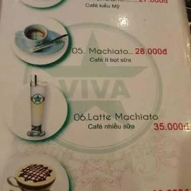 Thực đơn- Viva Star Coffee - K300