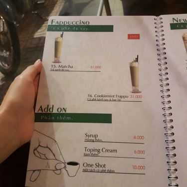 Thực đơn- Viva Star Coffee Vĩnh Lộc