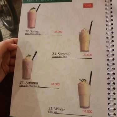 Thực đơn- Viva Star Coffee Vĩnh Lộc