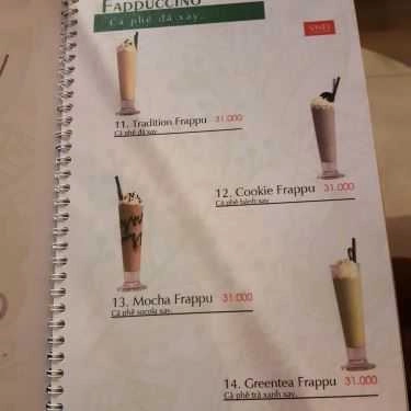 Thực đơn- Viva Star Coffee Vĩnh Lộc