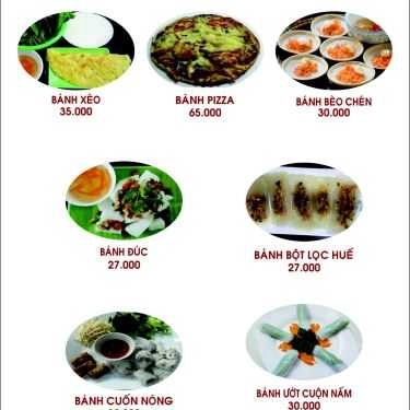 Thực đơn- Quán Ăn Vọng Cát - Cafe & Điểm Tâm Chay