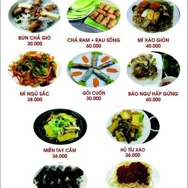 Thực đơn- Quán Ăn Vọng Cát - Cafe & Điểm Tâm Chay