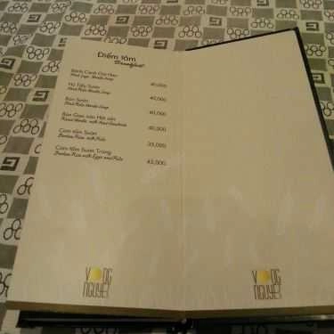 Thực đơn- Vọng Nguyệt Cafe