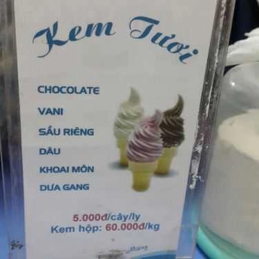 Thực đơn- Vũ Dũng - Kem Tươi & Ăn Vặt