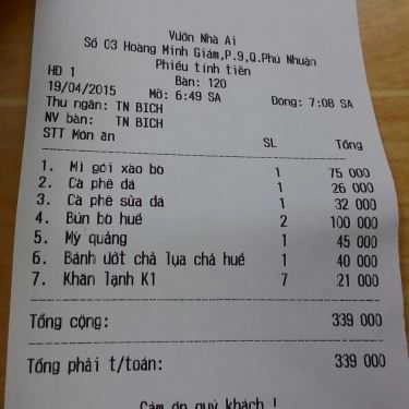 Tổng hợp- Vườn Nhà Ai Cafe