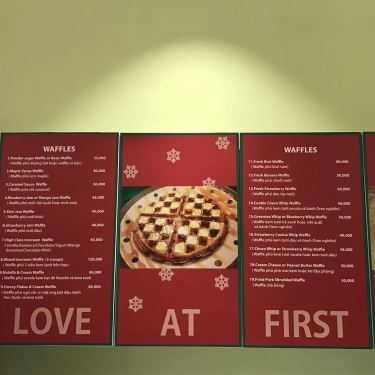 Thực đơn- Cafe Waffle Place - Bánh Tổ Ong Nướng - Pearl Plaza
