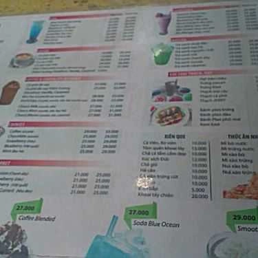 Thực đơn- Wall Coffee