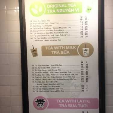 Thực đơn- Cafe Want Tea