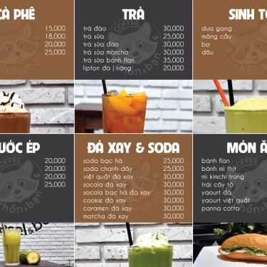 Thực đơn- Cà Phê Chồn - Nguyễn Thái Bình