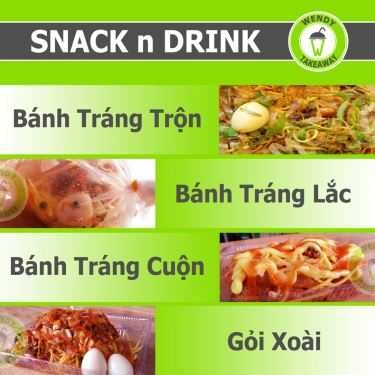 Thực đơn- Ăn vặt Wendy Takeaway
