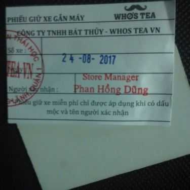 Tổng hợp- Cafe Who's Tea