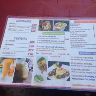 Thực đơn- X Clone - Crepe & Coffee
