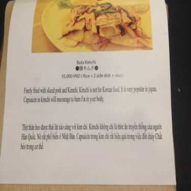 Thực đơn- Xa Cafe