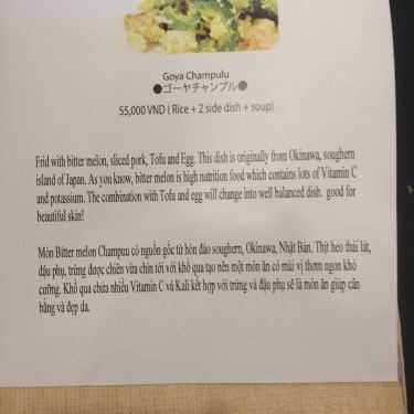 Thực đơn- Xa Cafe