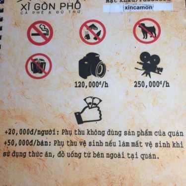 Thực đơn- Tiệm Bánh Bánh Sầu Riêng Kem Tươi Xì Gòn Phố - Giao hàng Tận Nơi