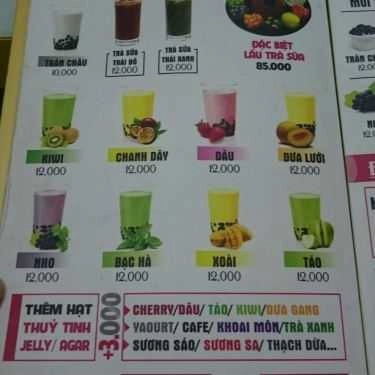Thực đơn- Cafe Xí Ngầu - Trà Sữa & Kem Cuộn