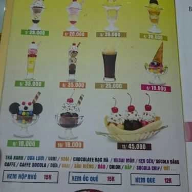 Thực đơn- Cafe Xí Ngầu - Trà Sữa & Kem Cuộn