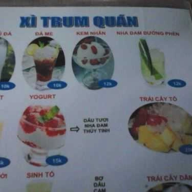 Thực đơn- Ăn vặt Xì Trum Quán - Lê Thị Hồng