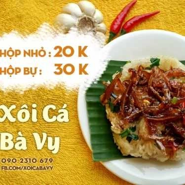 Thực đơn- Ăn vặt Xôi Cá Bà Vy