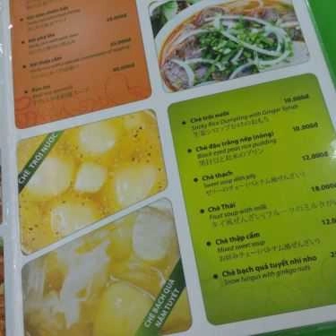 Thực đơn- Ăn vặt Xôi Chè Bùi Thị Xuân - Vườn Lài