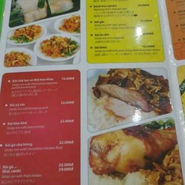 Thực đơn- Ăn vặt Xôi Chè Bùi Thị Xuân - Vườn Lài