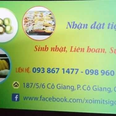 Thực đơn- Ăn vặt Xôi Mít Sì Gòn - Giao Hàng Tận Nơi