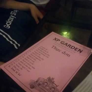 Thực đơn- XP Garden Cafe - Cafe Sân Vườn