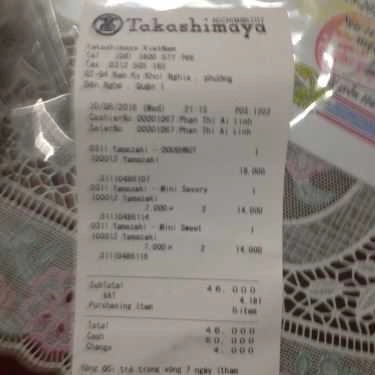 Tổng hợp- Tiệm Bánh Yamazaki Bakery - TTTM Takashimaya
