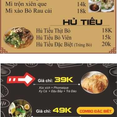 Thực đơn- Yêu - Cafe, Trà Sữa & Ăn Vặt