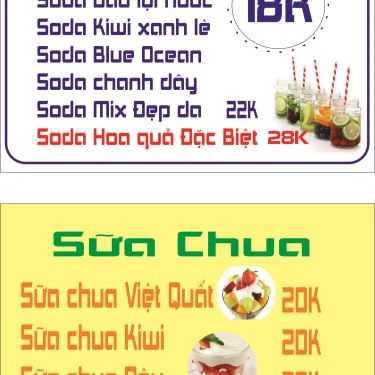 Thực đơn- Yêu - Cafe, Trà Sữa & Ăn Vặt