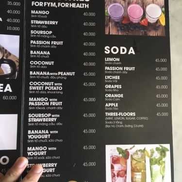 Thực đơn- YK Coffee - Nguyễn Thị Minh Khai