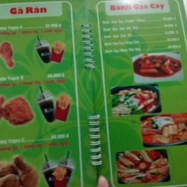 Thực đơn- Cafe Yogoz - Ice Cream & Fast Food - Lê Thị Hà