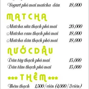 Thực đơn- Ăn vặt Yogurt Nhà Làm